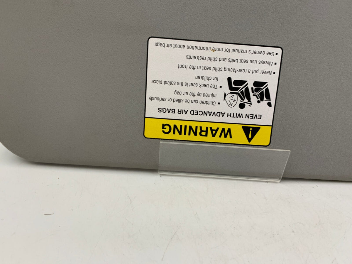 2004-2009 Mazda 3 Driver Sun Visor Gray OEM A02B01028