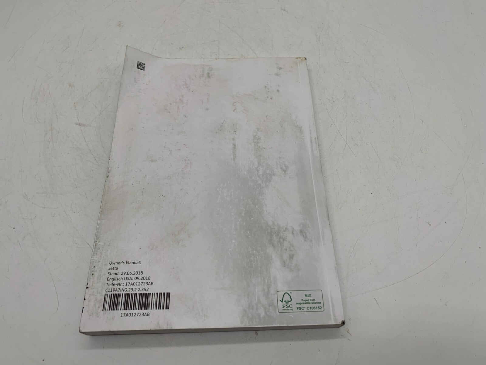 2019 Volkswagen Jetta Owners Manual OEM C03B15010