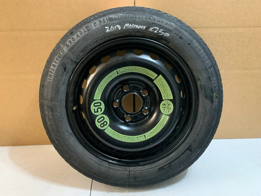 2013 Mercedes Benz C250 16" Spare Tire Wheel Compact Donut T125/90R17