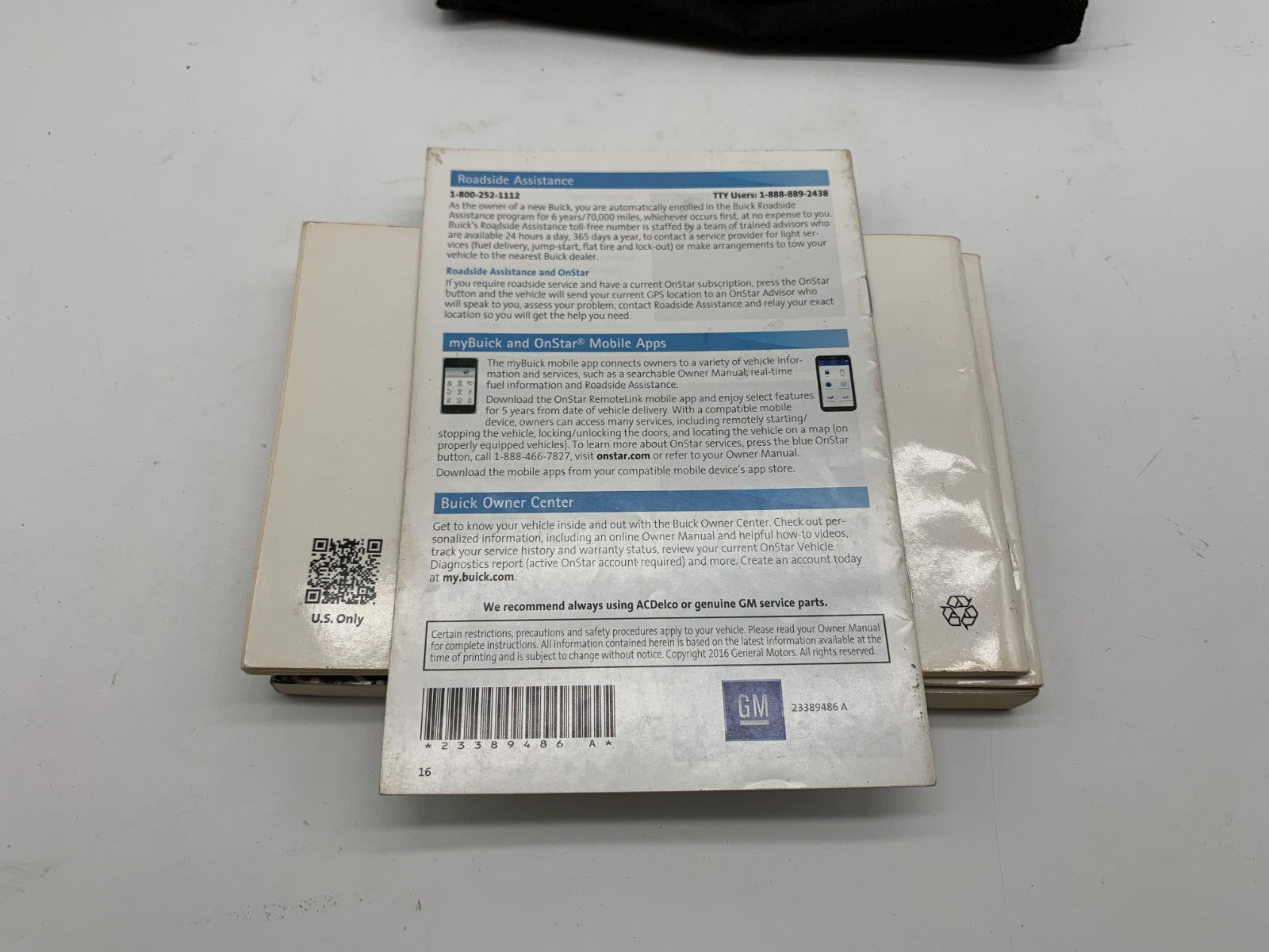 2017 Buick Encore Owners Manual Set OEM B04B25014