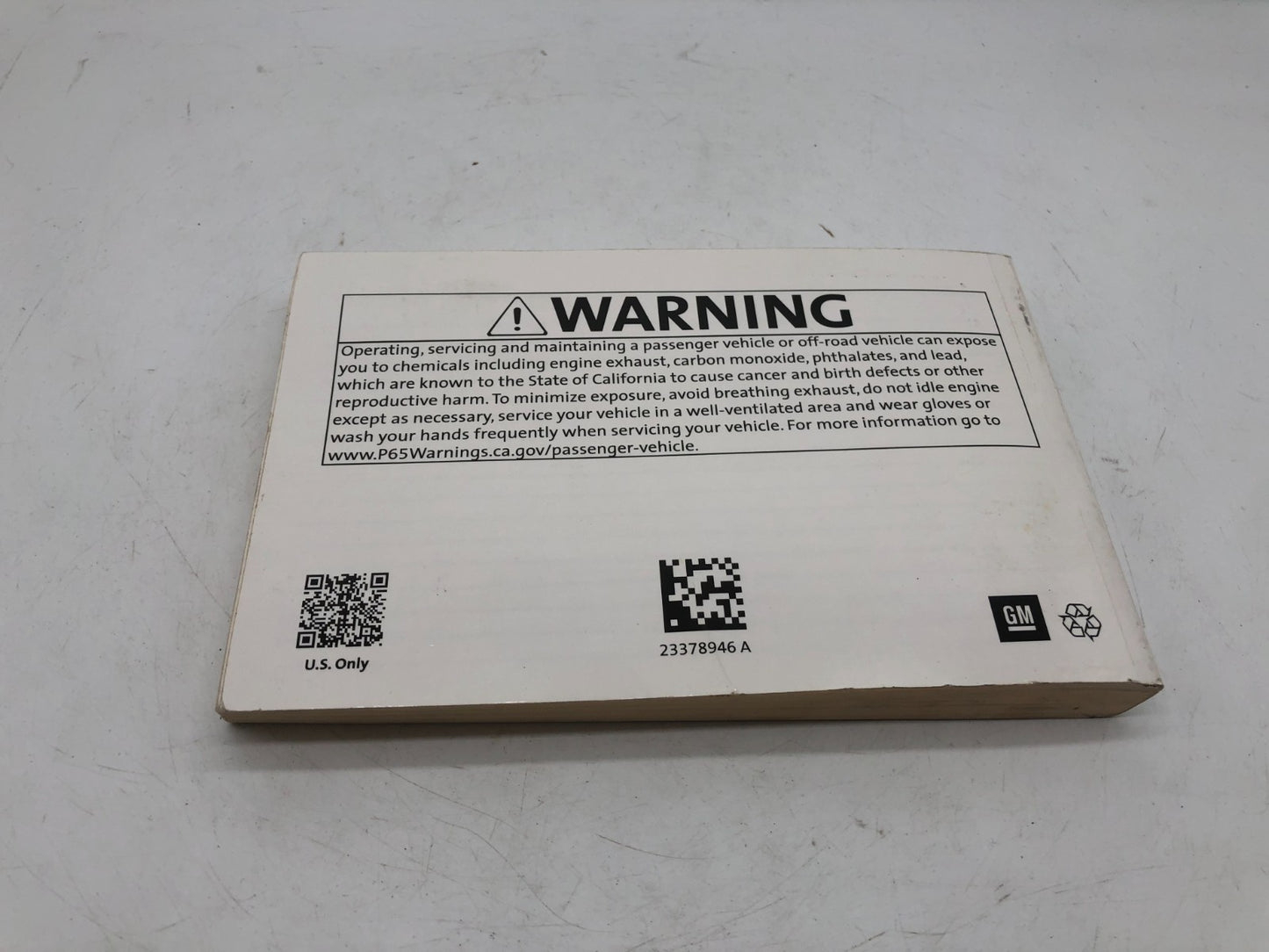 2018 Chevrolet Malibu Owners Manual OEM A01B28066