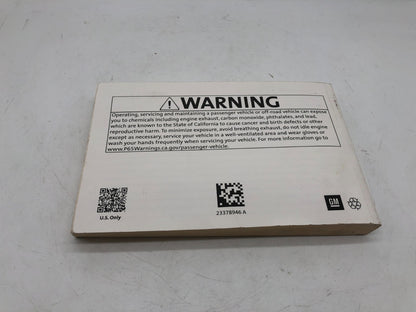 2018 Chevrolet Malibu Owners Manual OEM A01B28066