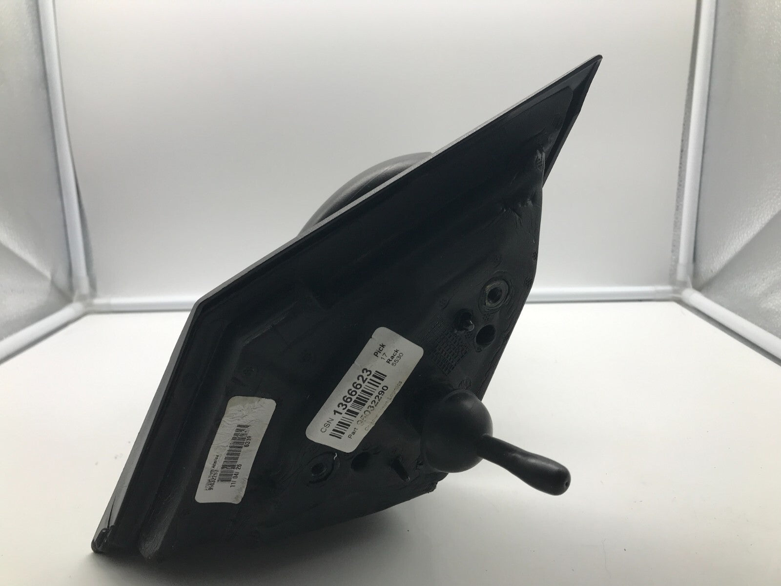 2011-2014 Chevrolet Cruze Passenger Side View Manual Door Mirror Black D01B49047