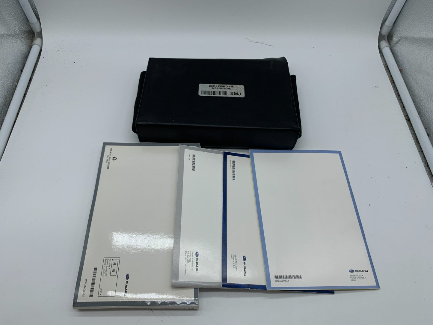2008 Subaru Legacy Owners Manual Set with Case OEM D02B70013