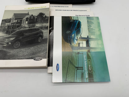2017 Ford Escape Owners Manual Set with Case OEM