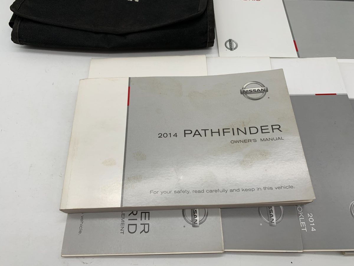 2014 Nissan Pathfinder Owners Manual Set with Case OEM D01B64009