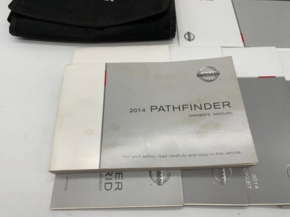 2014 Nissan Pathfinder Owners Manual Set with Case OEM D01B64009