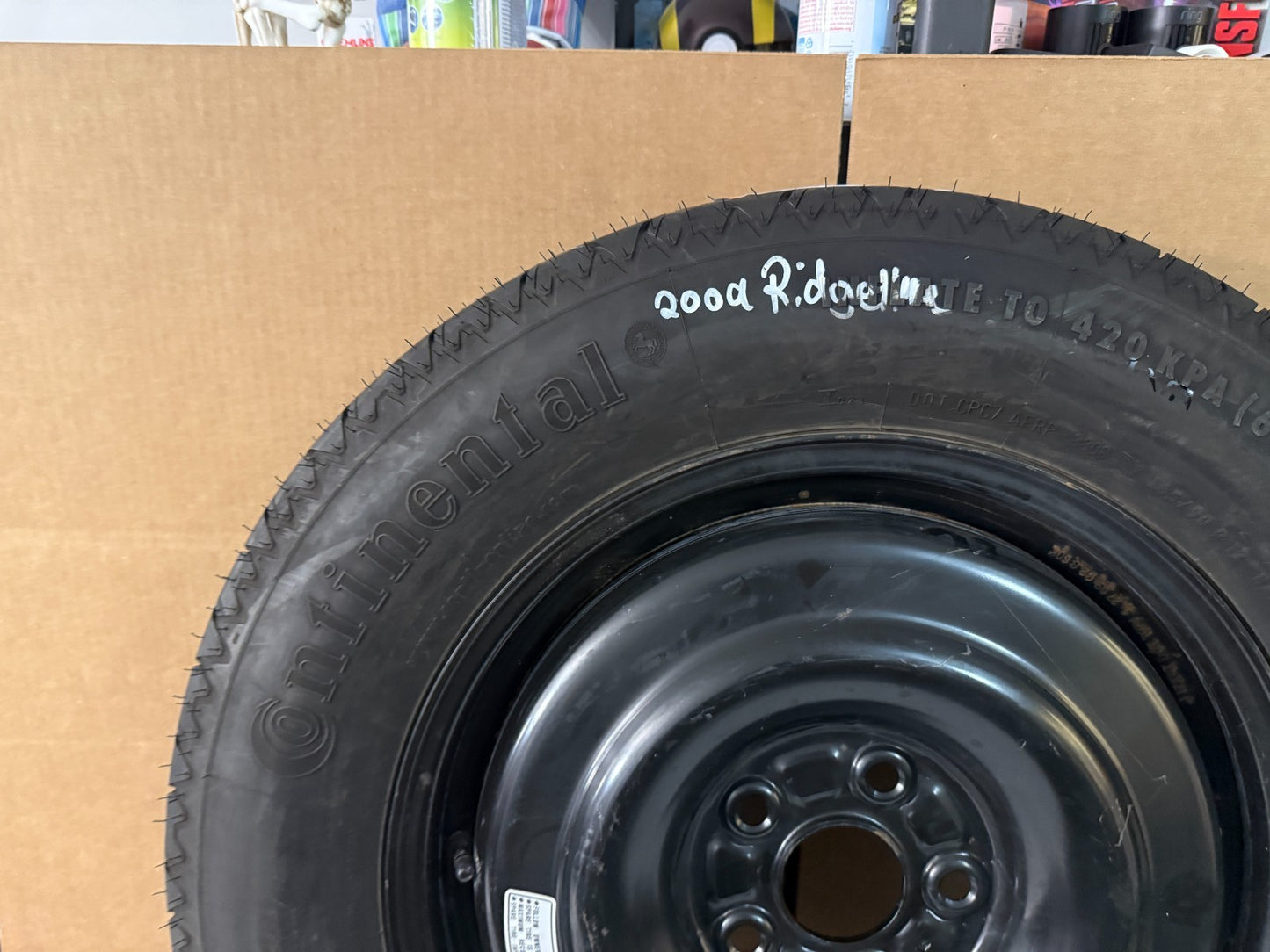 2006-2014 2017-2025 Honda Ridgeline  17" Spare Tire Wheel Compac Donut T16590R17