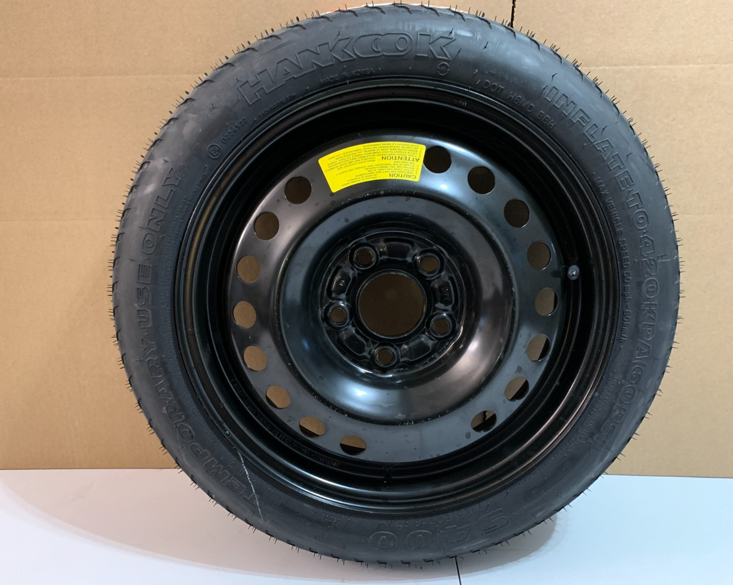 2015-2020 Hyundai Sonata 16" Spare Tire Wheel Compact Donut T125/80D16 OEM