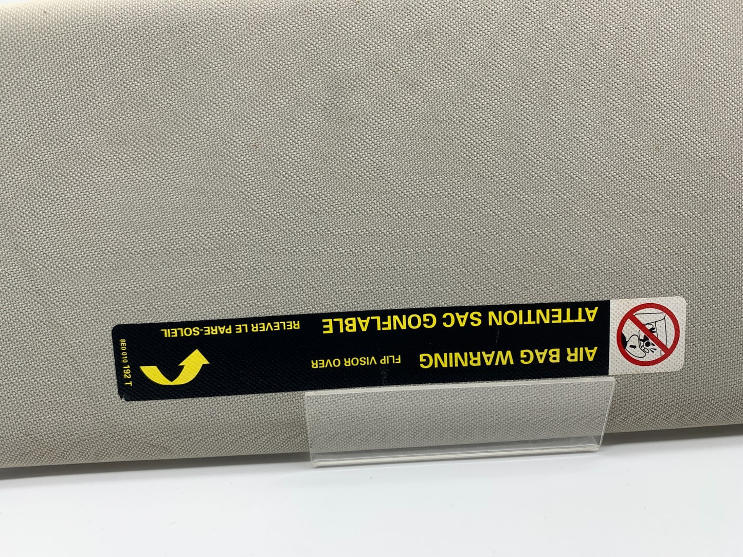 2000-2004 Audi A6 Passenger Sun Visor Gray Illuminated OEM A04B10010