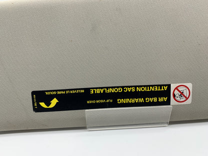 2000-2004 Audi A6 Passenger Sun Visor Gray Illuminated OEM A04B10010