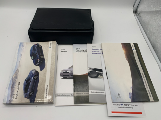 2014 Subaru Legacy Outback Owners Manual Set with Case OEM A02B50024