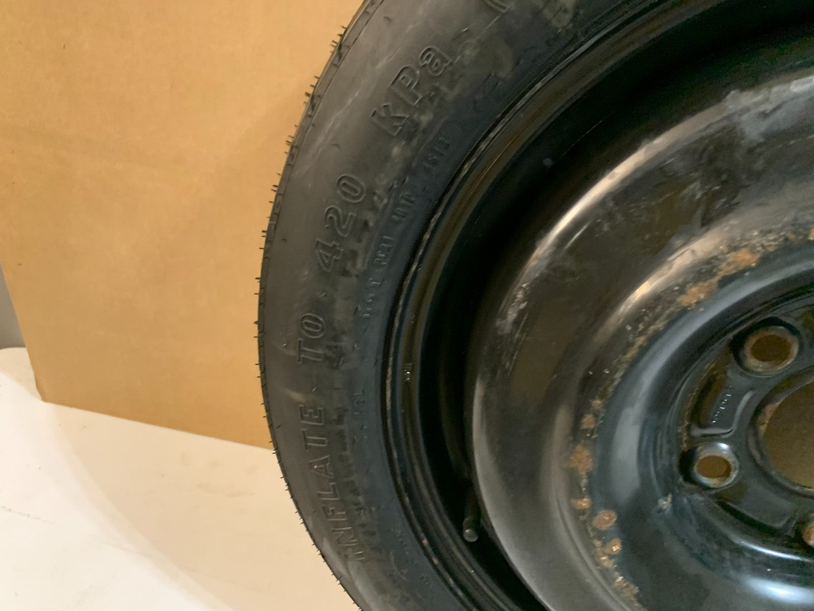 2012-2016 Chrysler Town & Country 17" Spare Tire Compact Donut T145/80D17