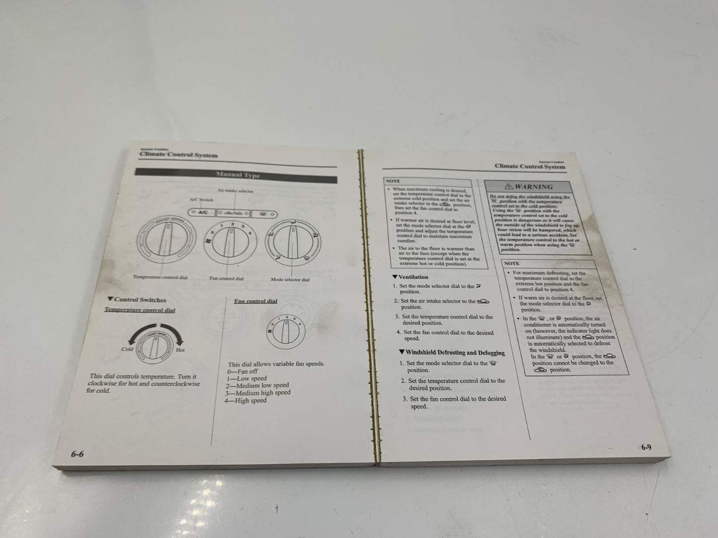 2007 Mazda 6 Owners Manual OEM D04B61008