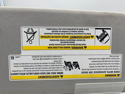 2021-2023 Chevrolet Trailblazer Driver Sun Visor Gray Illuminated OEM A01B56002