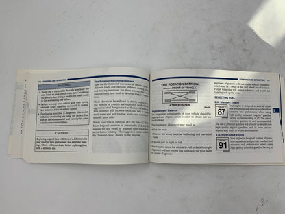 2001 Dodge Neon Owners Manual Set with Case OEM C03B67011