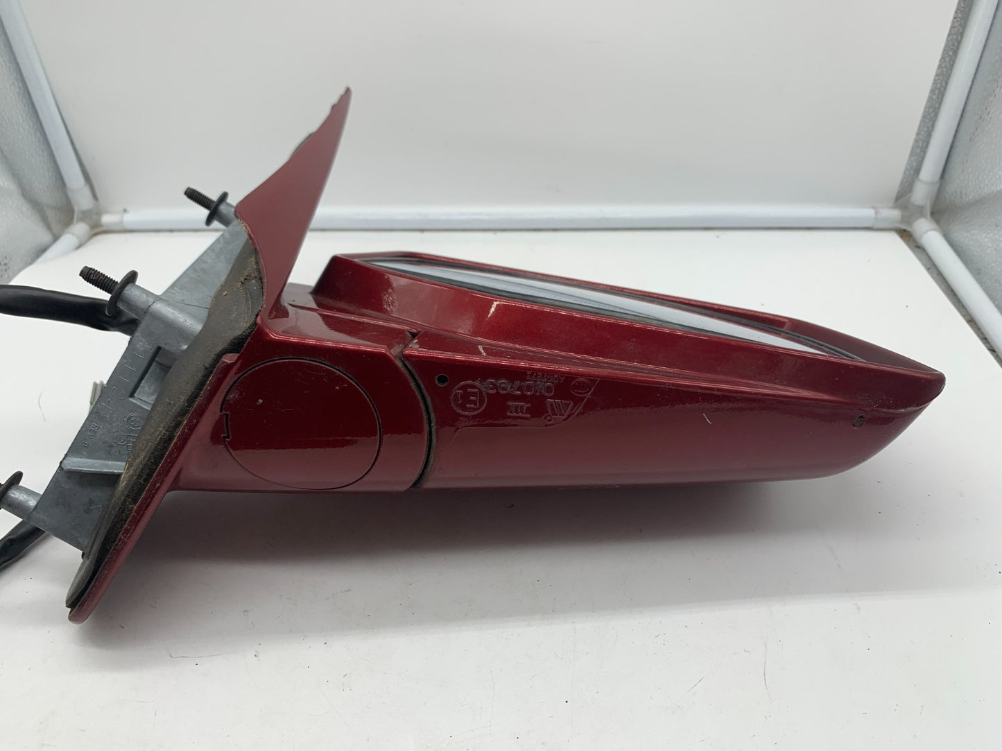 2007-2009 Cadillac SRX Passenger Side View Power Door Mirror Red OEM