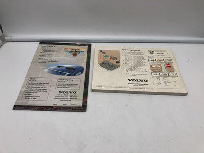 2001 Volvo S80 Owners Manual Set OEM D02B66007