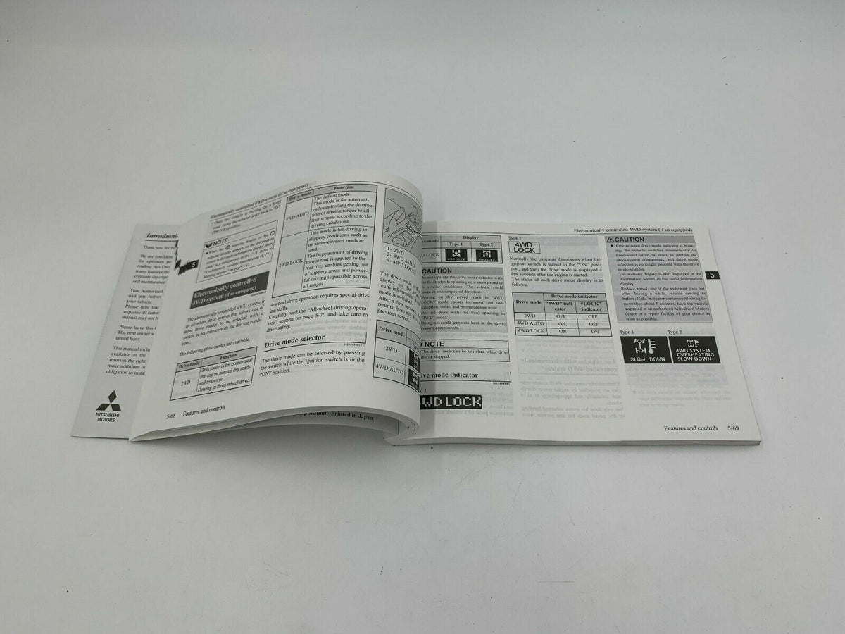 2017 Mitsubishi Lancer Owners Manual Set OEM A01B29067