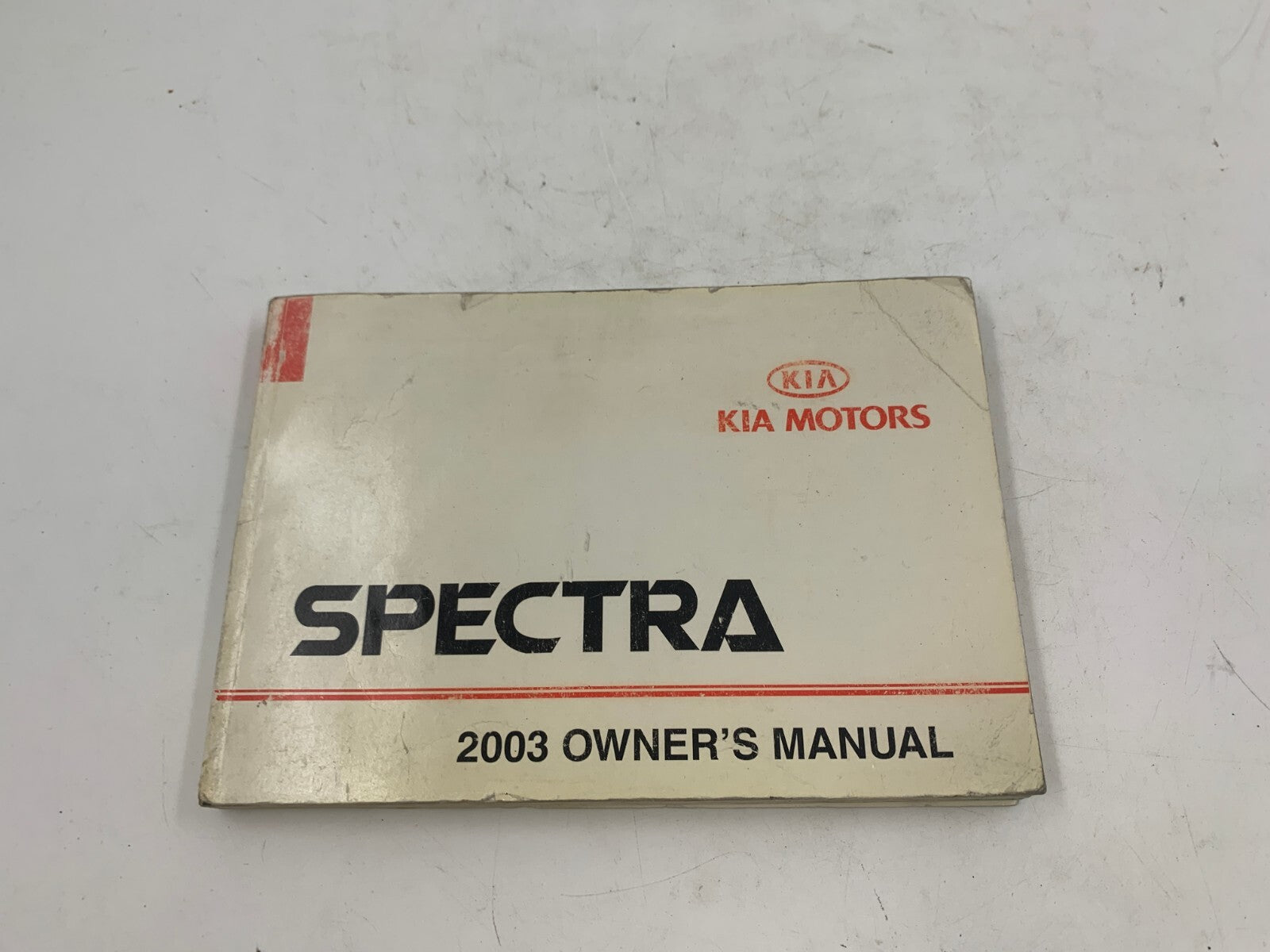 2003 Kia Spectra Owners Manual OEM E02B61007