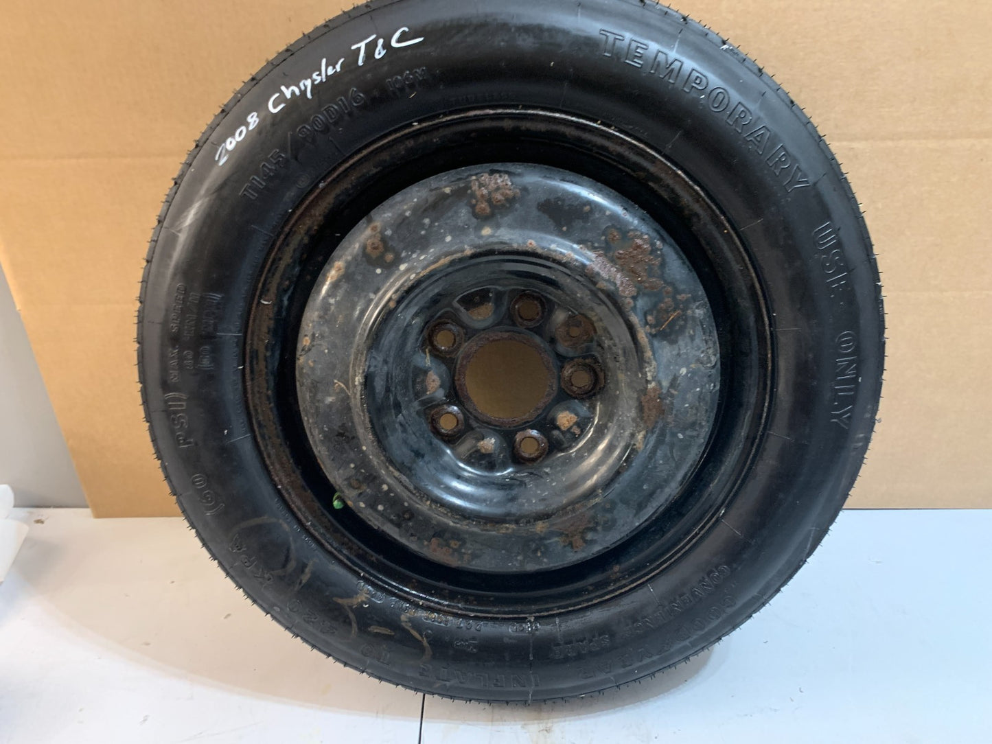2008-2015 Chrysler Town & Country 16" Spare Tire Compact Donut T145/90D16 106M