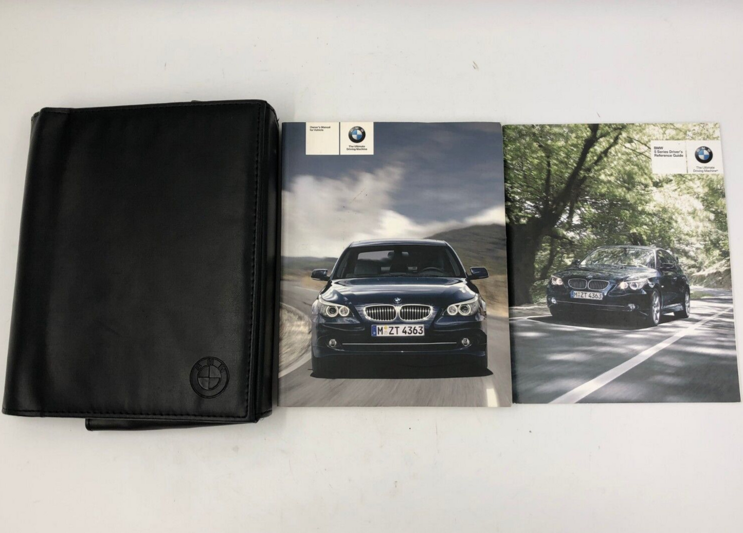2009 BMW 5 Series Owners Manual Set with Case OEM C02B45057
