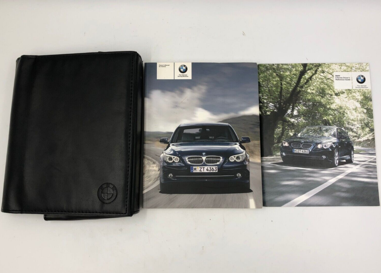 2009 BMW 5 Series Owners Manual Set with Case OEM C02B45057
