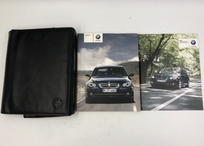 2009 BMW 5 Series Owners Manual Set with Case OEM C02B45057