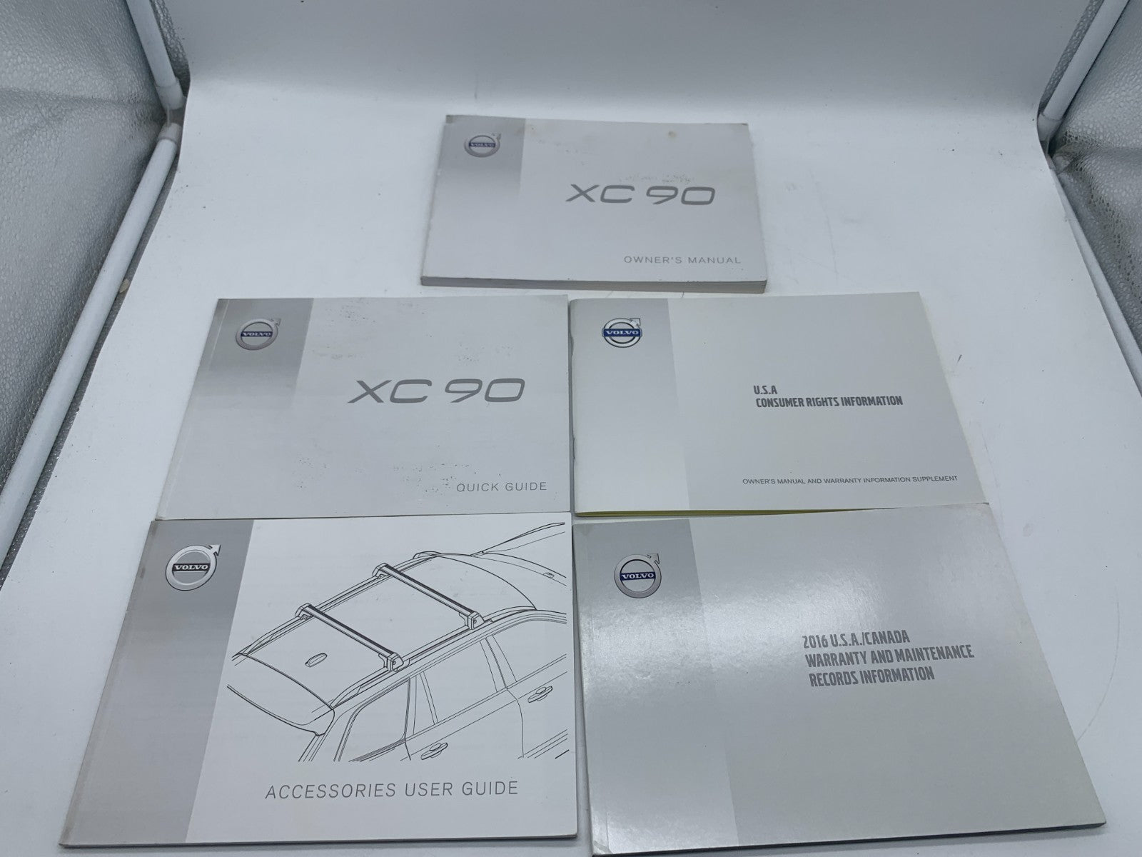2016 Volvo XC90 XC 90 Owners Manual Set OEM A02B50011