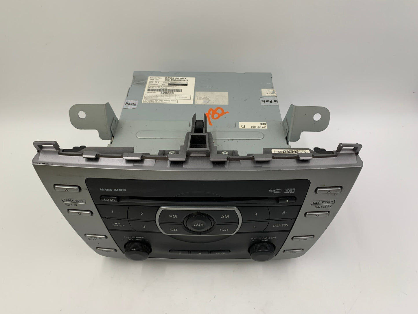 2011-2013 Mazda 6 AM FM CD Player Radio Receiver OEM B04B25010
