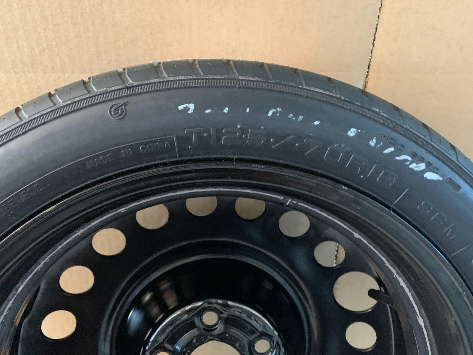 2013-2022 Buick Encore 16" Spare Tire Wheel Compact Donut T125/70R16