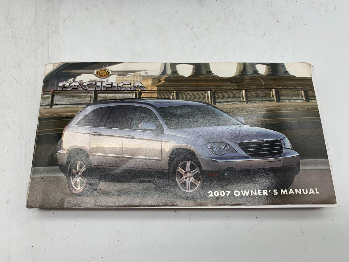 2007 Chrysler Pacifica Owners Manual with Case OEM D01B03009