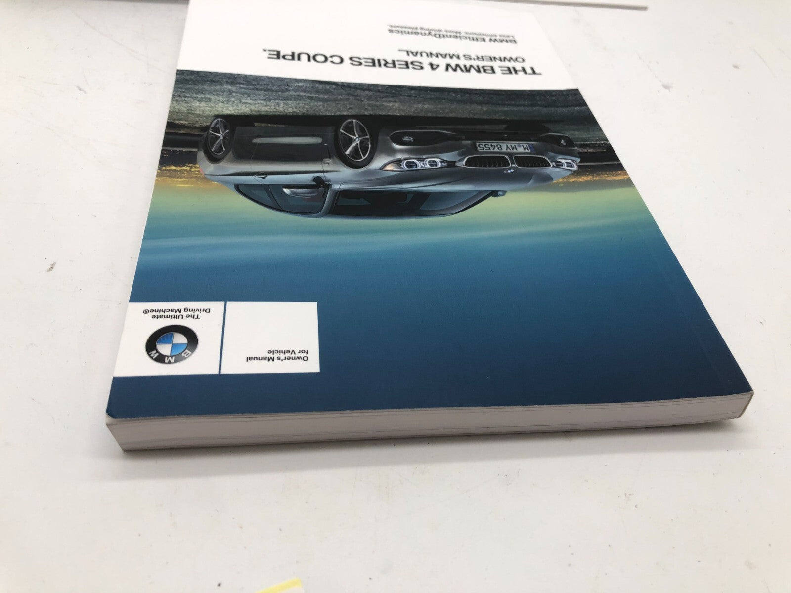 2016 BMW 4 Series Sedan Owners Manual Set with Case OEM B03B44003