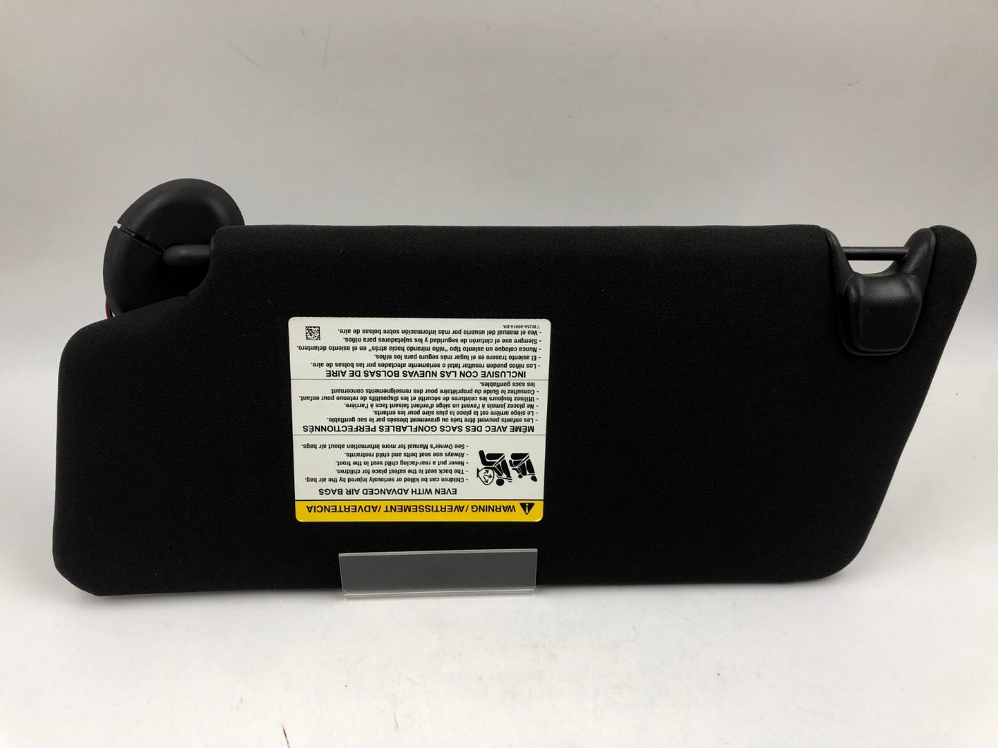 2011-2015 Ford Explorer Passenger Sun Visor Illuminated Black OEM D03B26043
