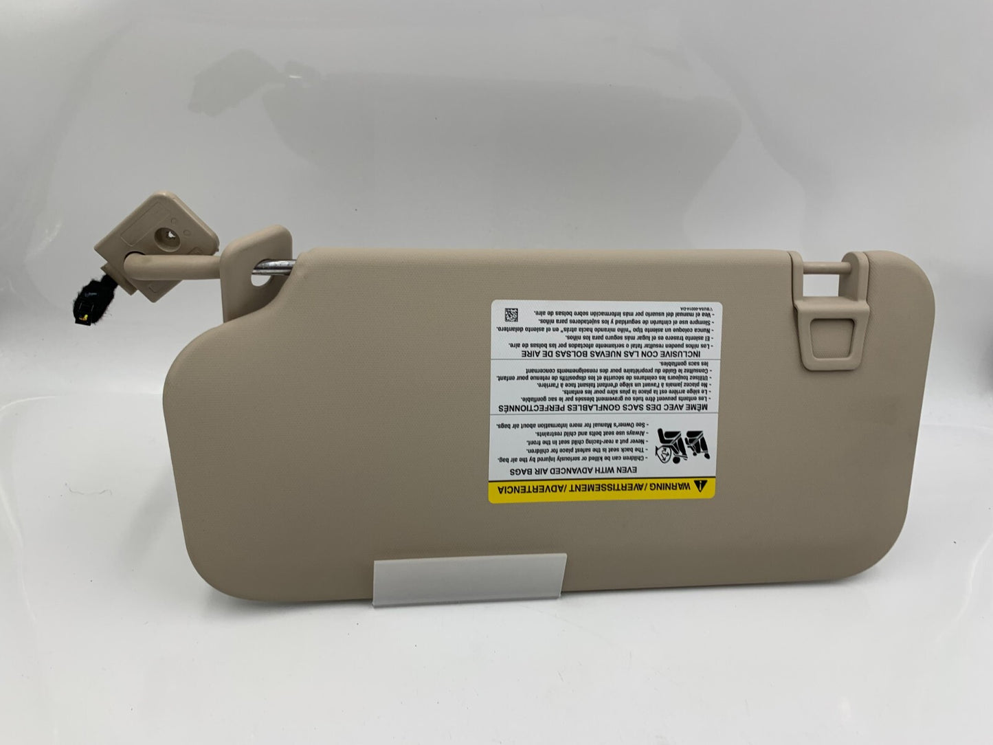 2020 Ford Escape Passenger Sun Visor Gray Illumination Beige D01B57002