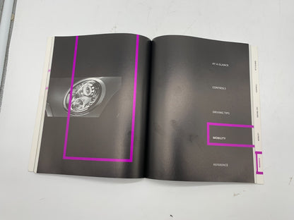 2009 Mini Convertible Owners Manual Set Incudes Case OEM A03B15007