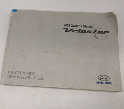 2015 Hyundai Veloster Owners Manual OEM A02B29006