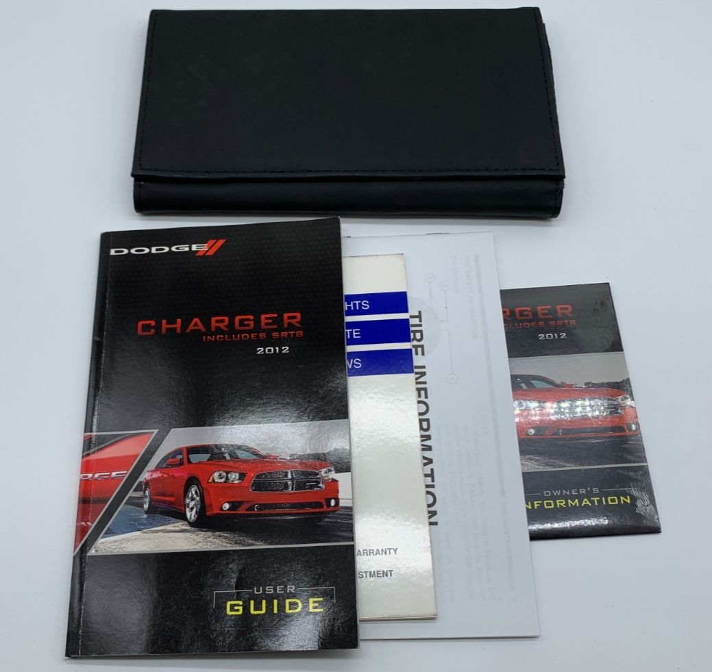 2012 Dodge Charger Owners Manual Set with Case OEM A02B32006