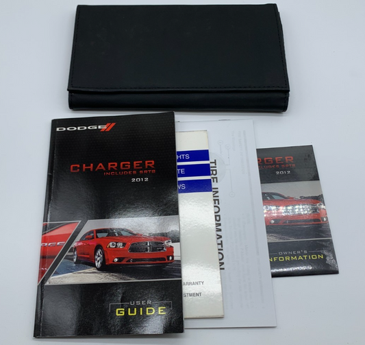 2012 Dodge Charger Owners Manual Set with Case OEM A02B32006