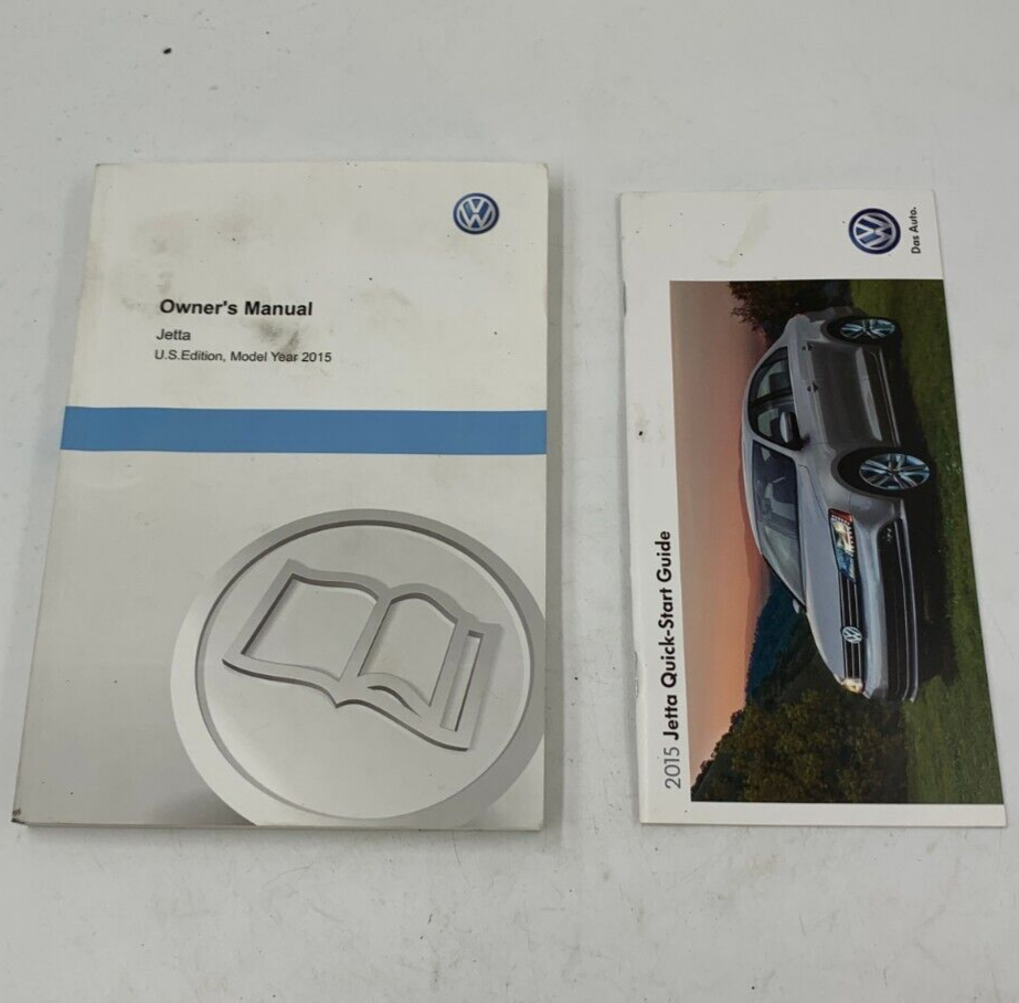2015 Volkswagen Jetta Owners Manual Set OEM B02B48038