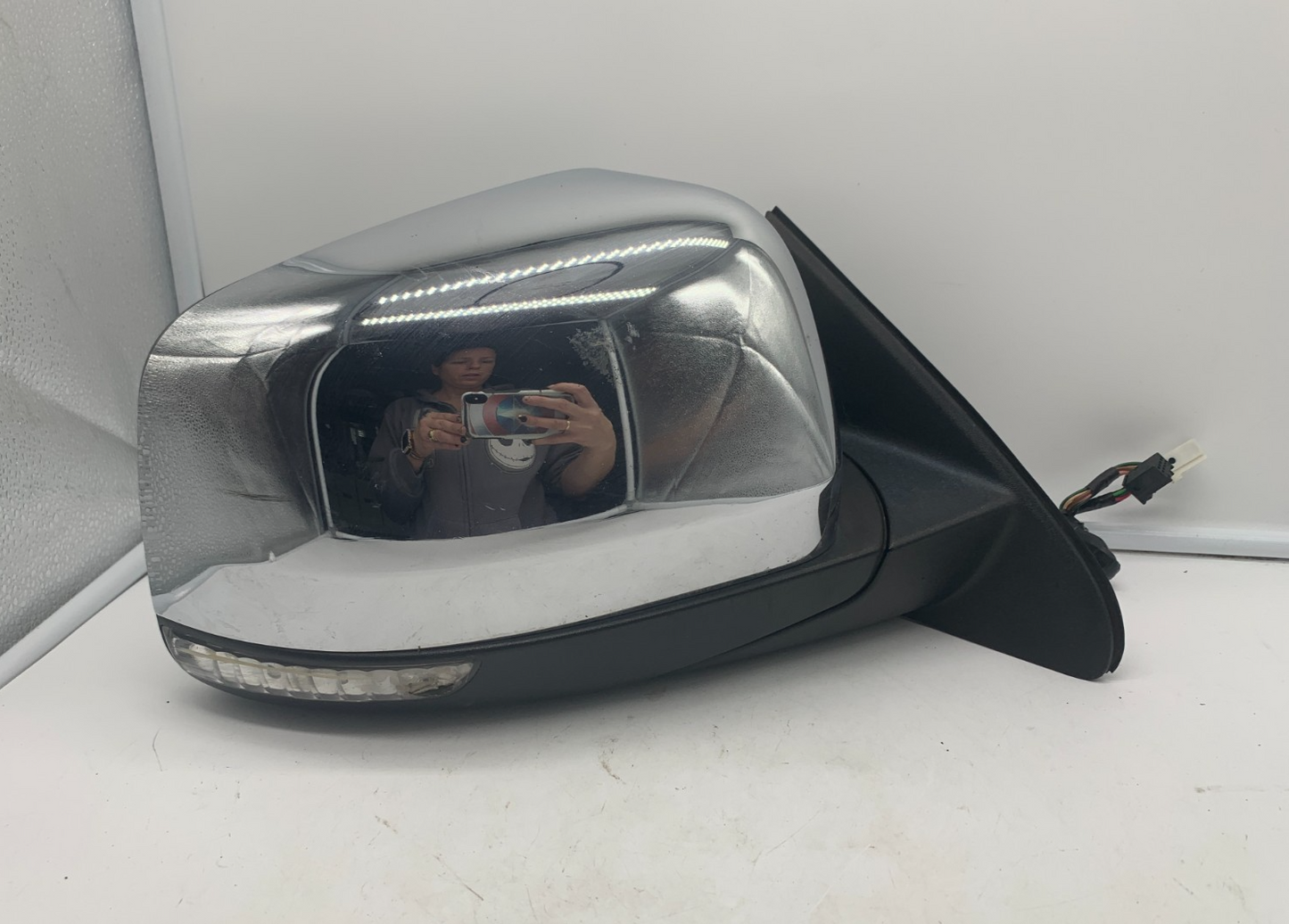 2011-2022 Jeep Grand Cherokee Passenger Side Power Door Mirror Chrome OEM