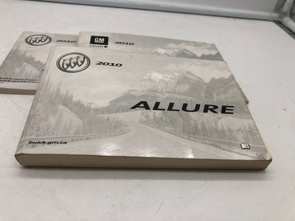 2010 Buick Allure Owners Manual Set OEM D02B62010