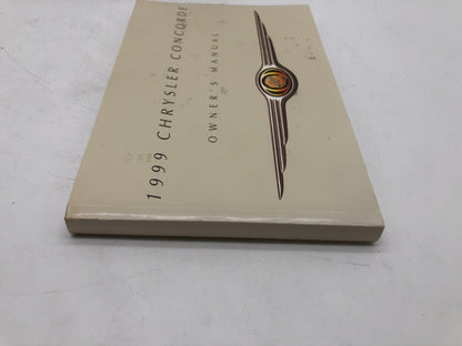 1999 Chrysler Concorde Owners Manual OEM A01B38008