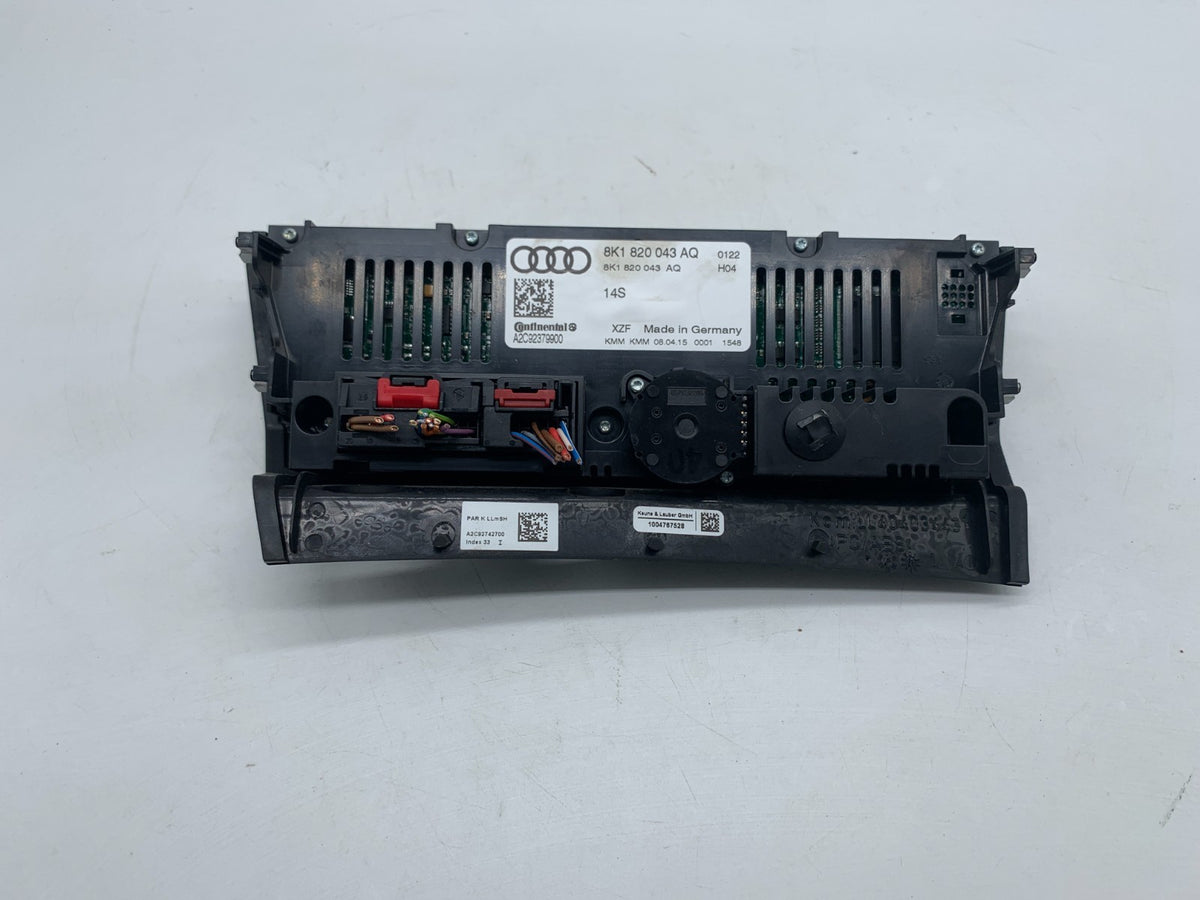 2014-2017 Audi A5 AC Heater Climate Control Unit OEM D03B02007