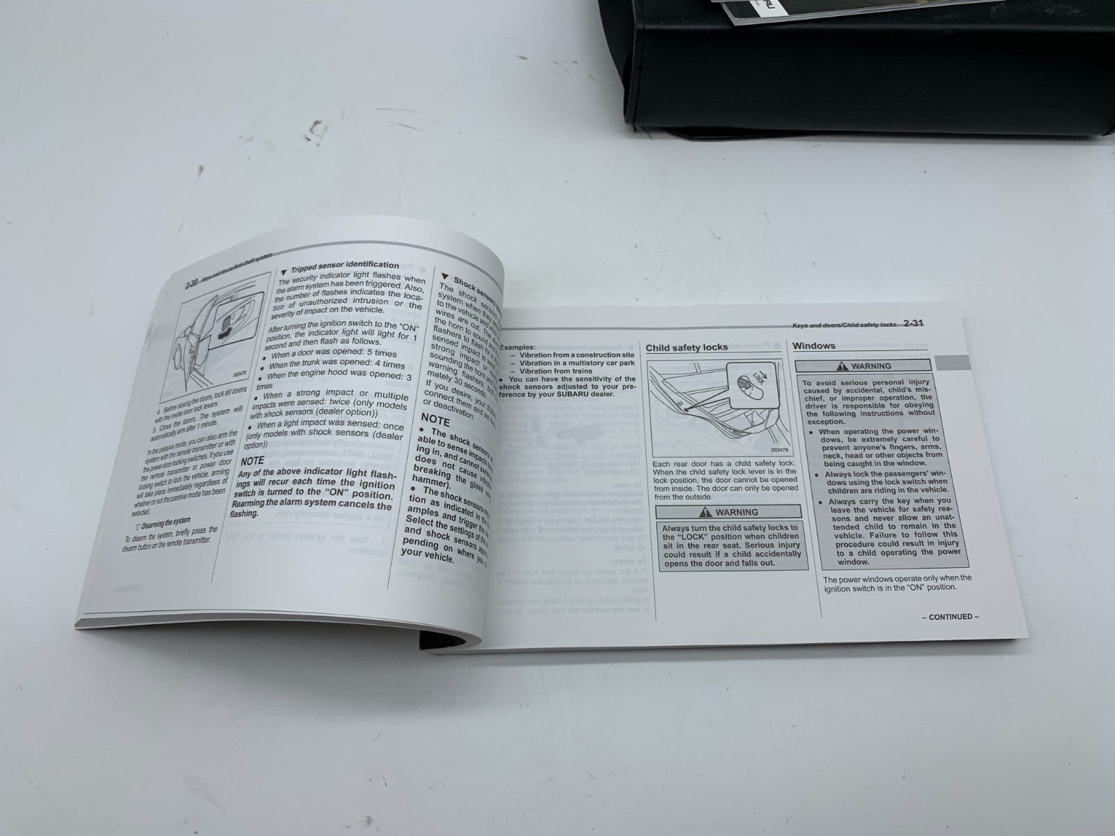 2019 Subaru WRX Owners Manual with Case OEM A02B50058
