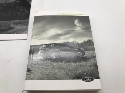 2020 Ford Escape Owners Manual Set with Case OEM R01B09014