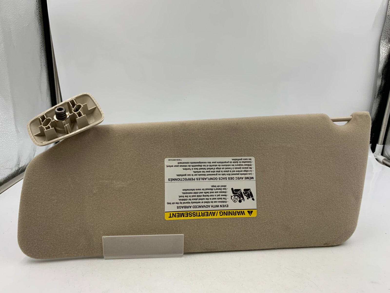 2004-2008 Ford F-150 Passenger Sun Visor Gray OEM C03B17094