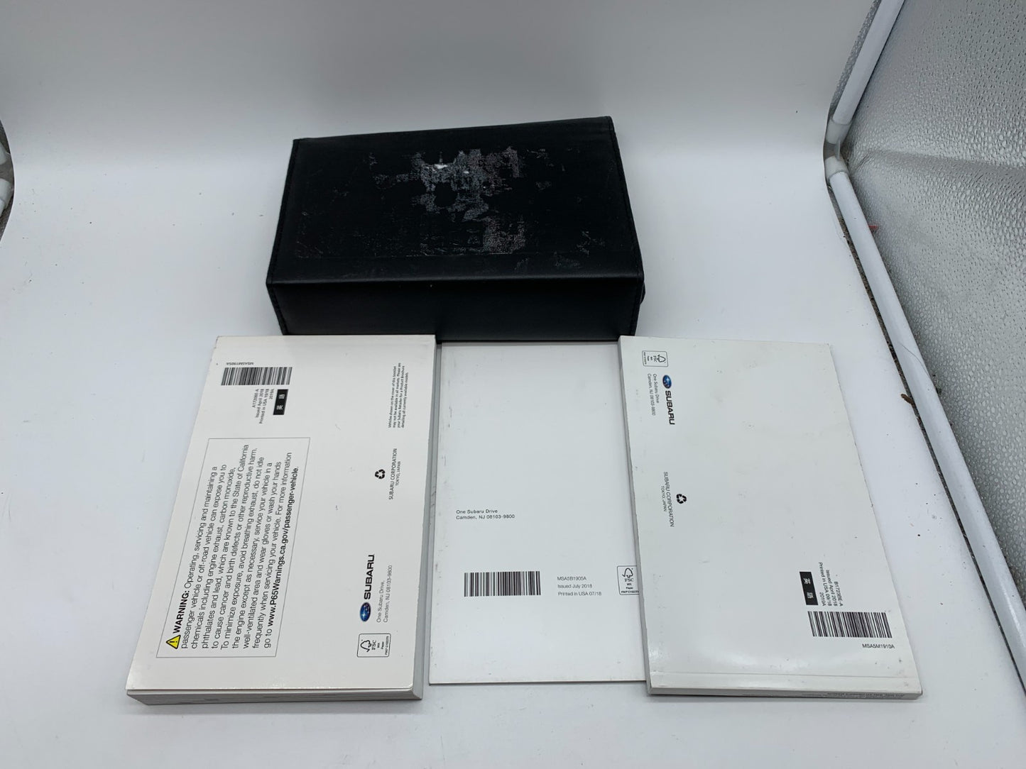 2019 Subaru WRX Owners Manual with Case OEM A02B50058