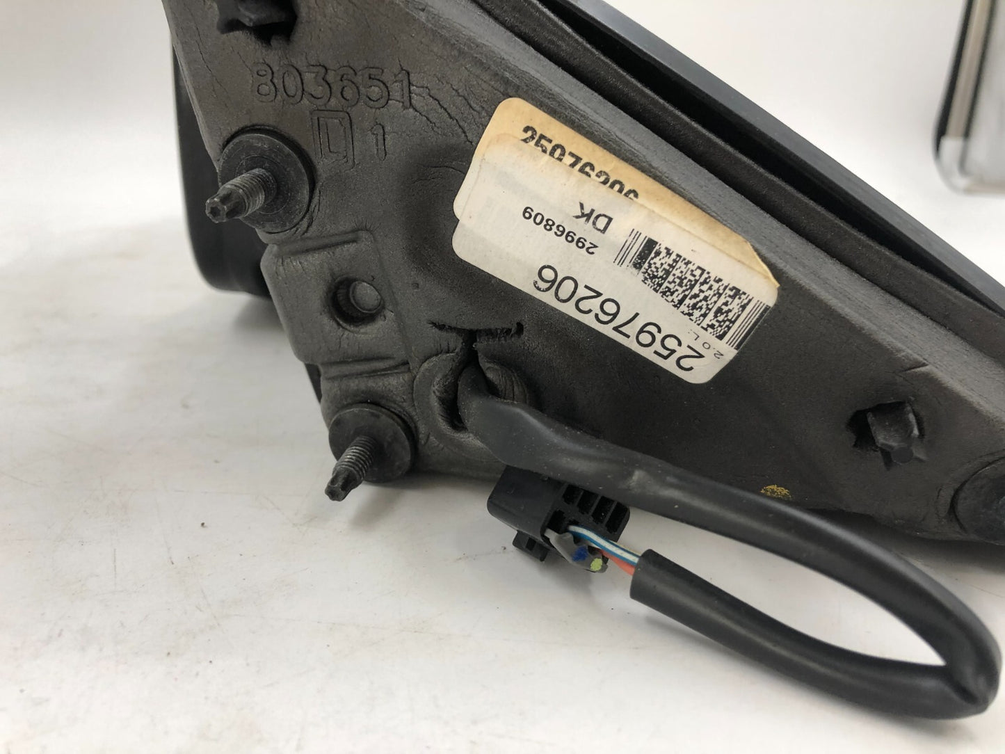 2008-2012 Chevrolet Malibu Driver Side View Power Door Mirror Gray OEM B02B44052