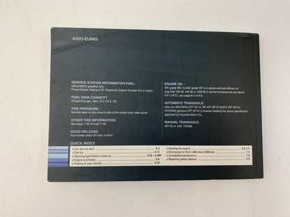 2011 Hyundai Sonata Owners Manual OEM C04B15022